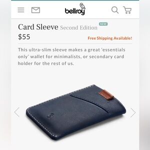 Bellroy card sleeve